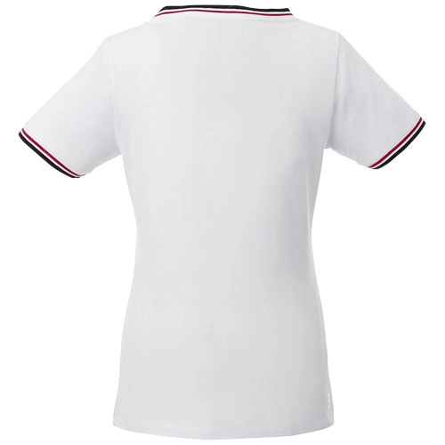 Damski t-shirt pique Elbert PFC-38027013 biały