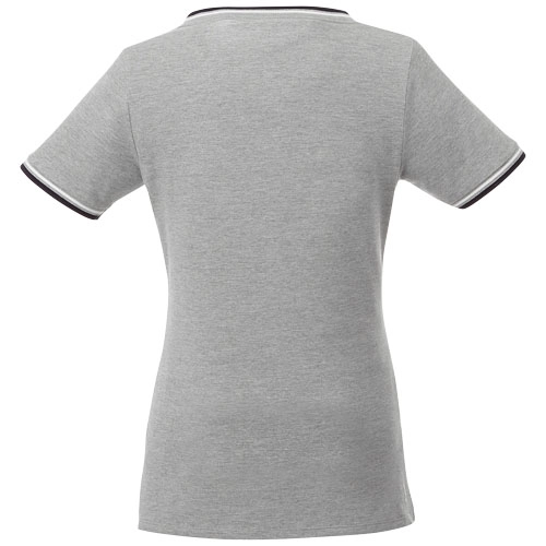 Damski t-shirt pique Elbert PFC-38027960 szary