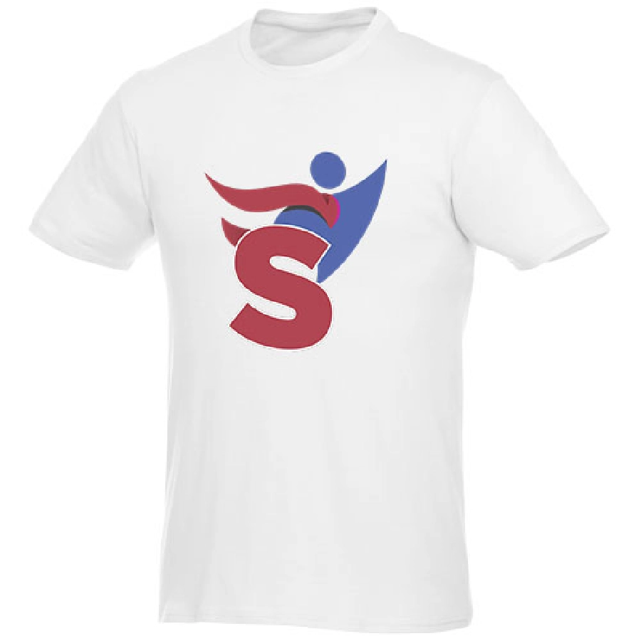 Męski T-shirt z krótkim rękawem Heros PFC-38028010 biały