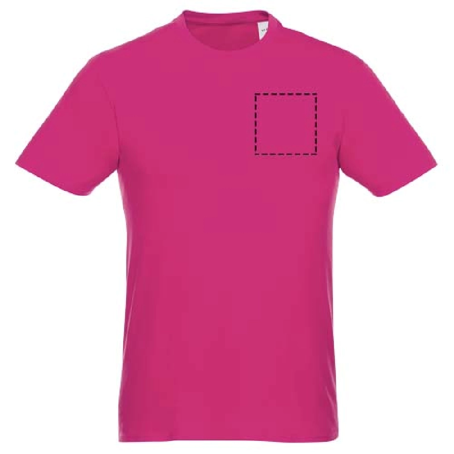 Męski T-shirt z krótkim rękawem Heros PFC-38028214 różowy