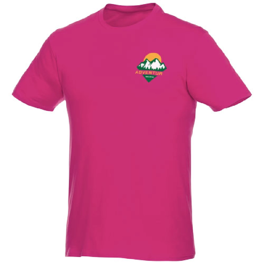 Męski T-shirt z krótkim rękawem Heros PFC-38028211 różowy