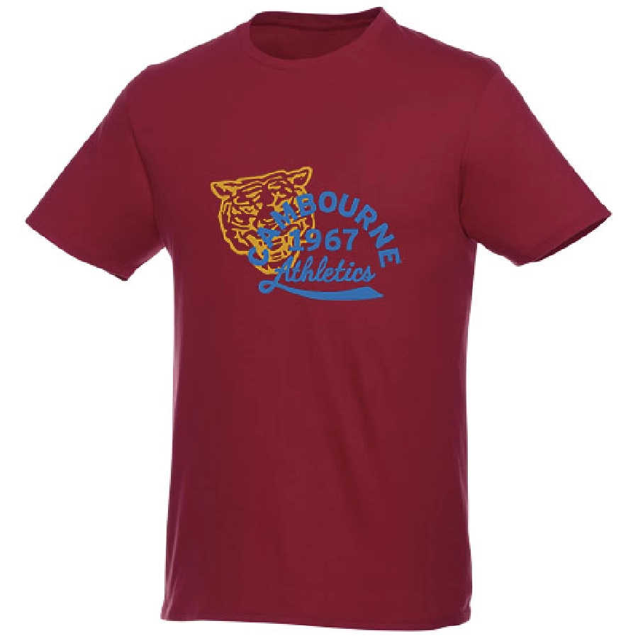 Męski T-shirt z krótkim rękawem Heros PFC-38028245 czerwony