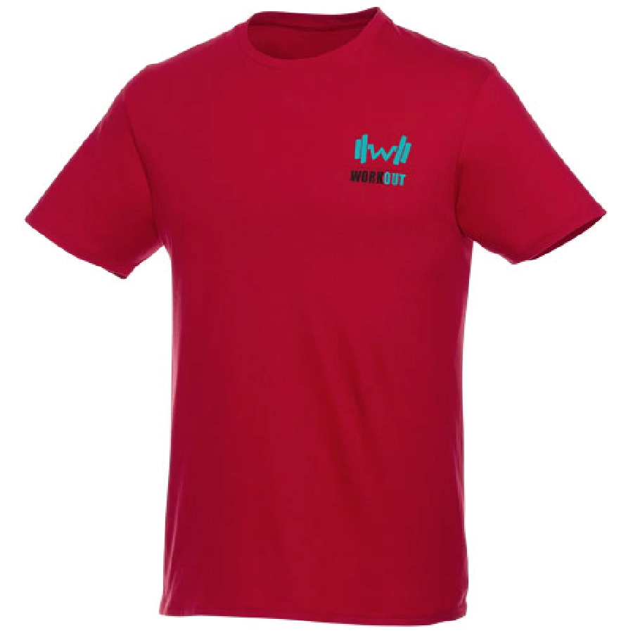Męski T-shirt z krótkim rękawem Heros PFC-38028256 czerwony