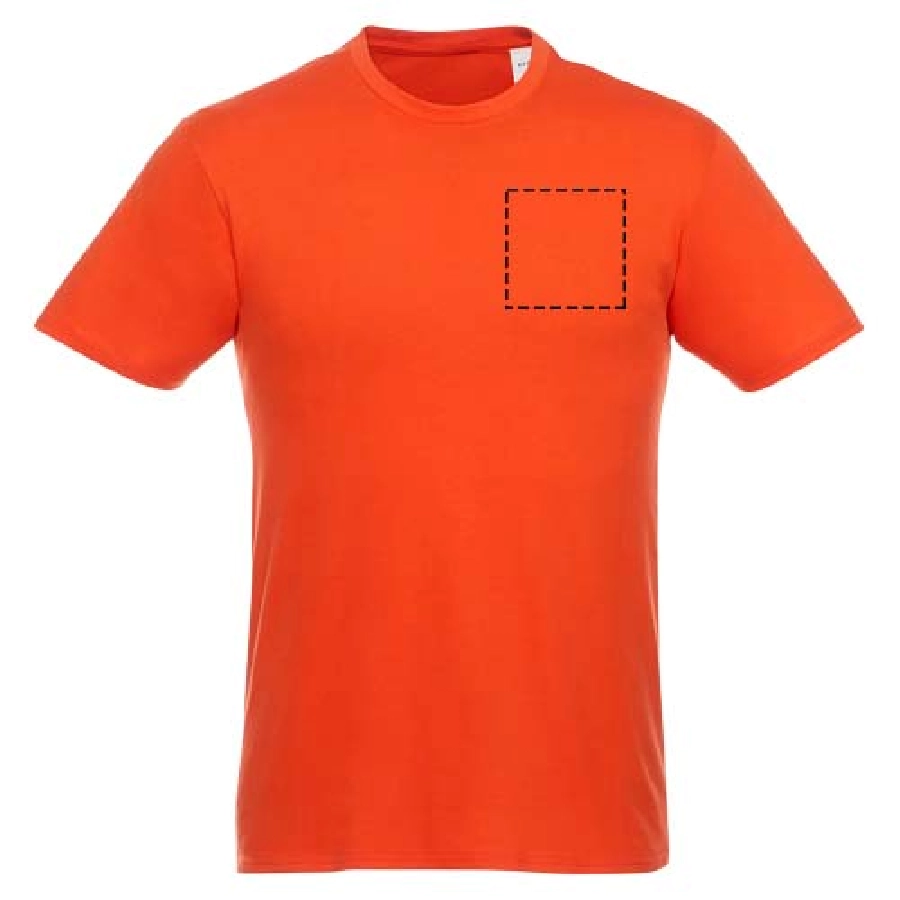 Męski T-shirt z krótkim rękawem Heros PFC-38028334 pomarańczowy