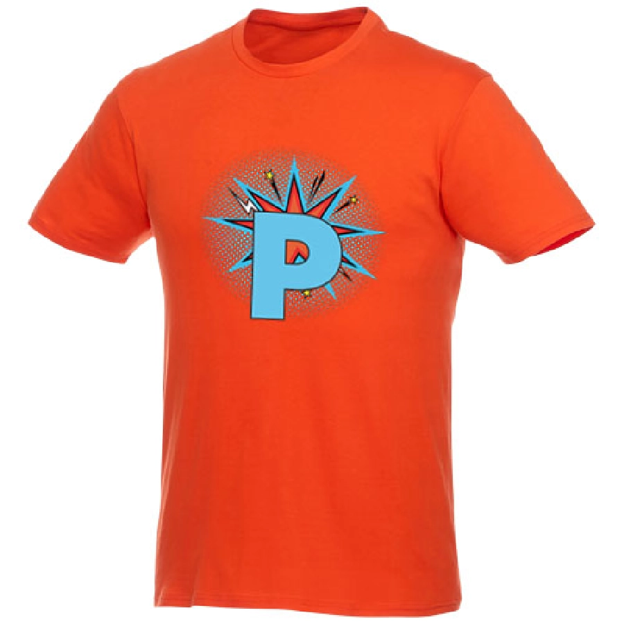 Męski T-shirt z krótkim rękawem Heros PFC-38028339 pomarańczowy