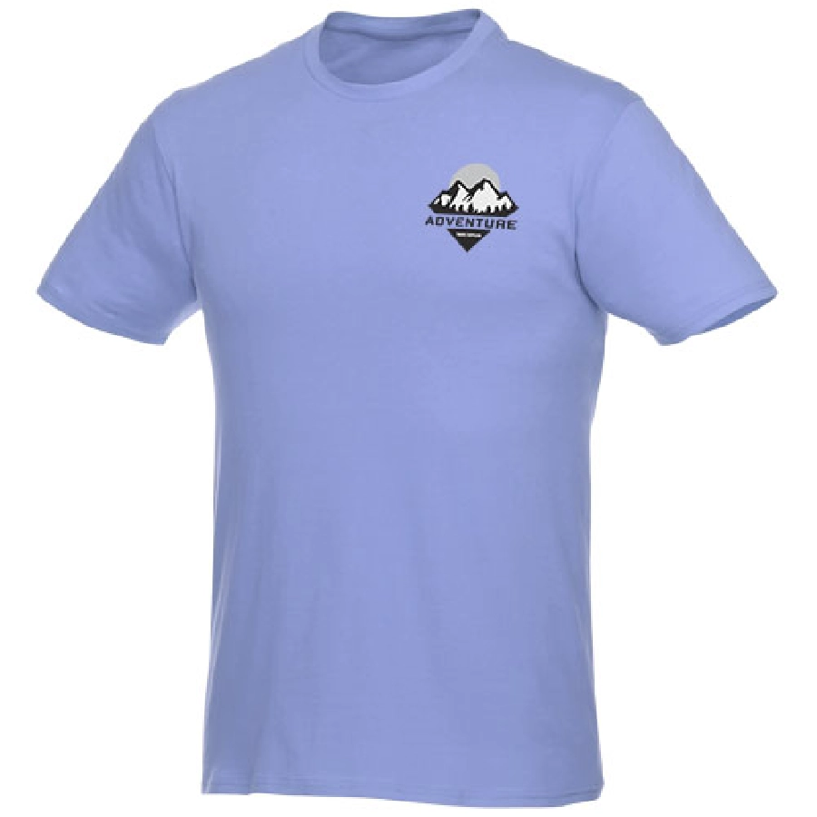 Męski T-shirt z krótkim rękawem Heros PFC-38028402 niebieski