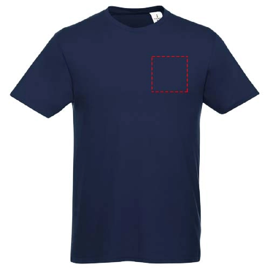 Męski T-shirt z krótkim rękawem Heros PFC-38028492 granatowy