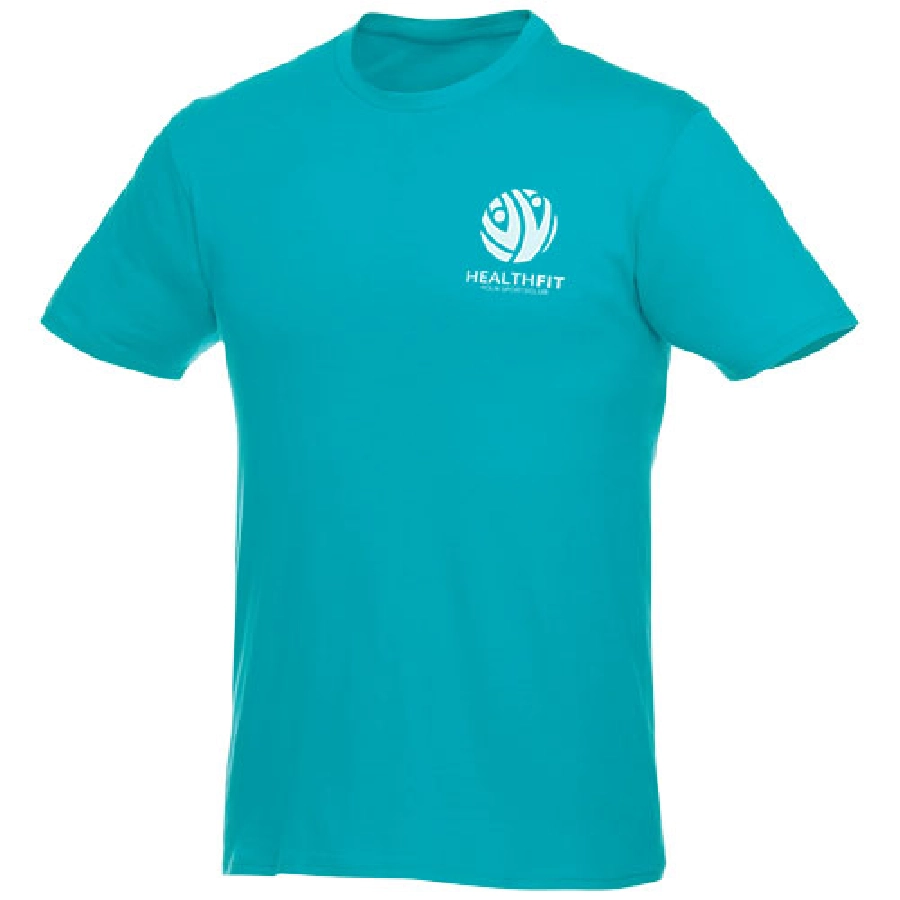 Męski T-shirt z krótkim rękawem Heros PFC-38028513 niebieski