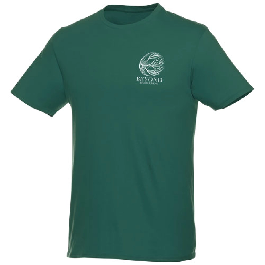 Męski T-shirt z krótkim rękawem Heros PFC-38028605 zielony