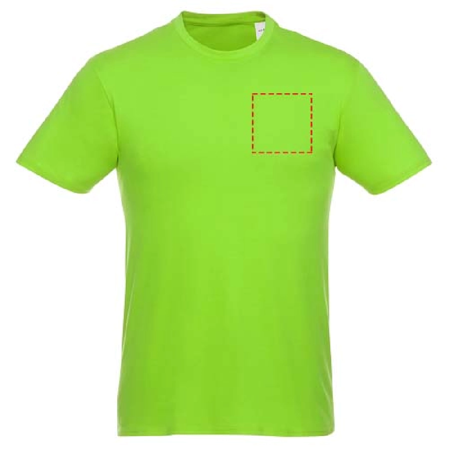 Męski T-shirt z krótkim rękawem Heros PFC-38028685 zielony
