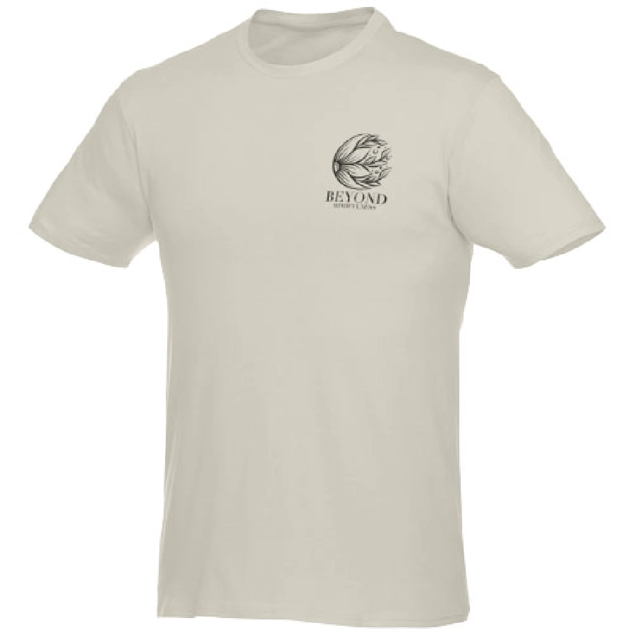Męski T-shirt z krótkim rękawem Heros PFC-38028909 szary
