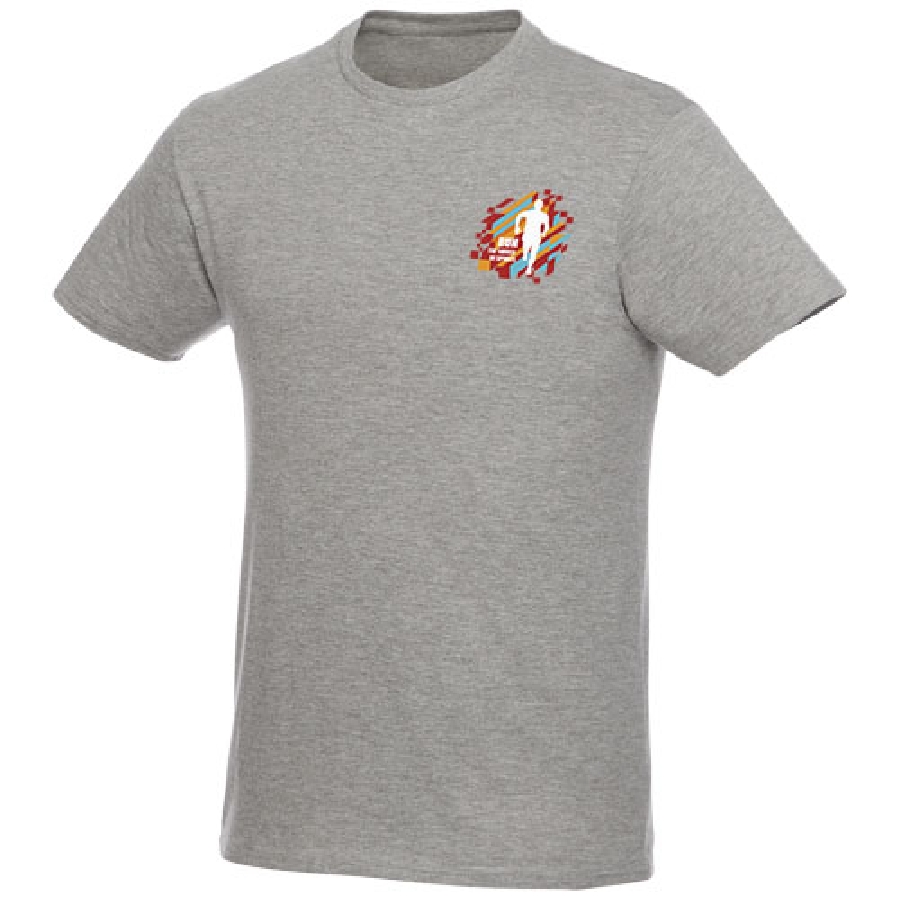 Męski T-shirt z krótkim rękawem Heros PFC-38028949 szary