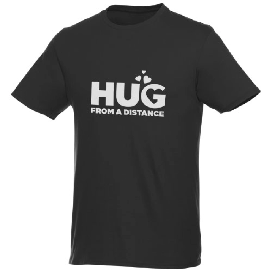 Męski T-shirt z krótkim rękawem Heros PFC-38028992 czarny