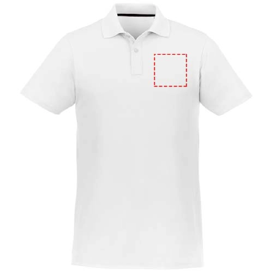 Helios koszulka męska polo z krótkim rękawem PFC-38106010 biały