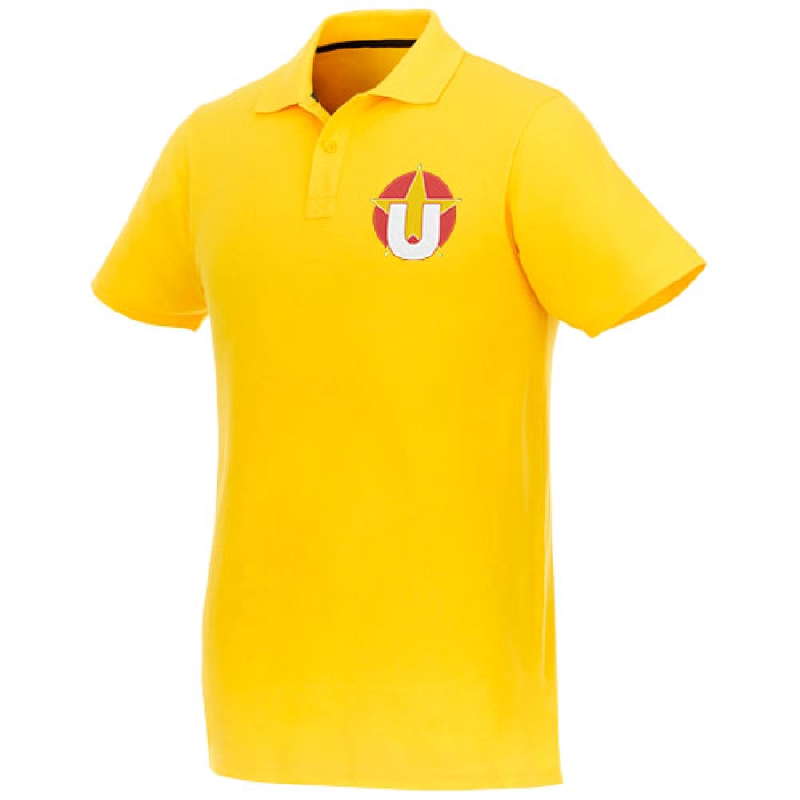 Helios koszulka męska polo z krótkim rękawem PFC-38106100 żółty