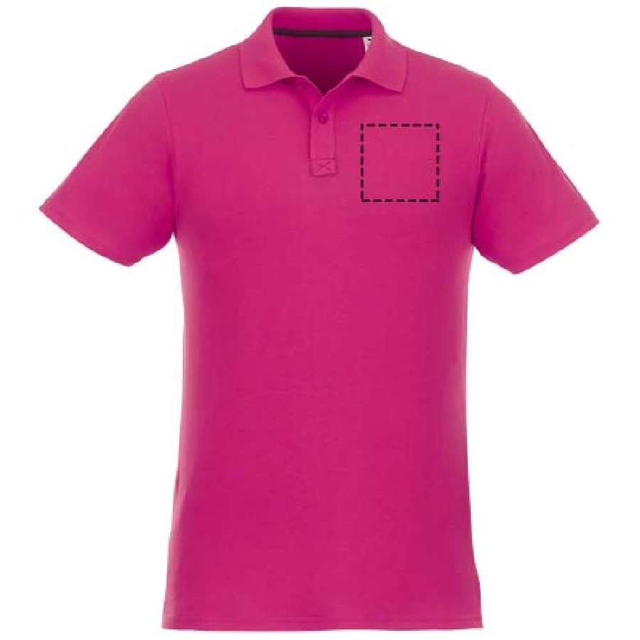 Helios koszulka męska polo z krótkim rękawem PFC-38106210 różowy