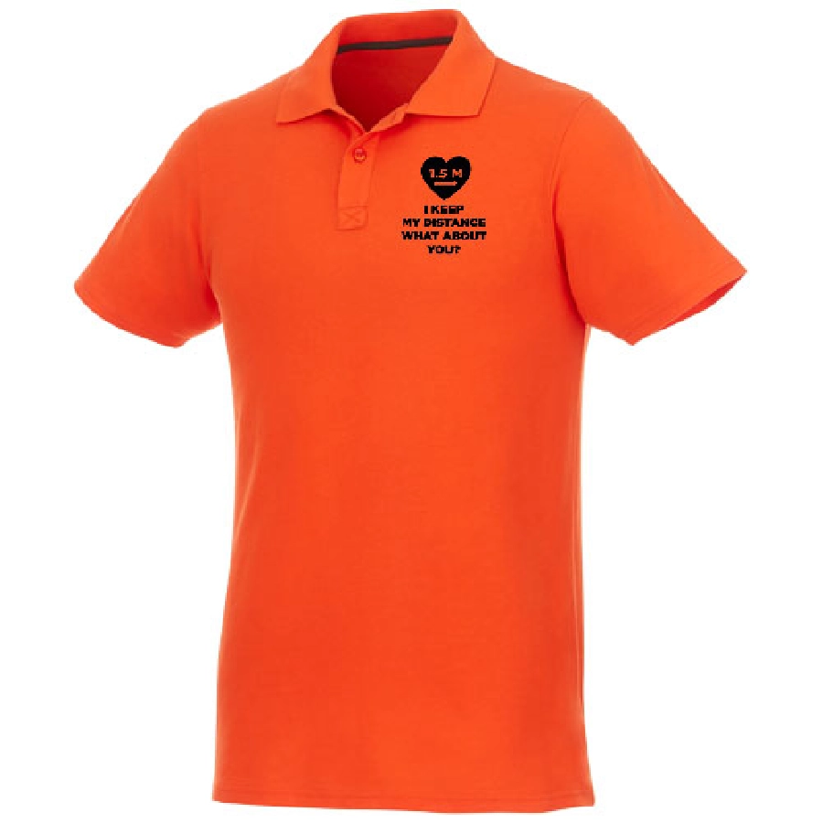 Helios koszulka męska polo z krótkim rękawem PFC-38106336 pomarańczowy