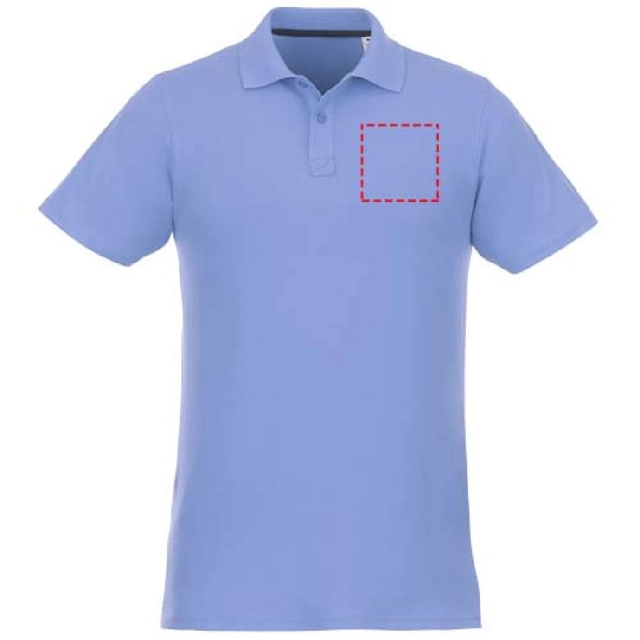 Helios koszulka męska polo z krótkim rękawem PFC-38106400 niebieski