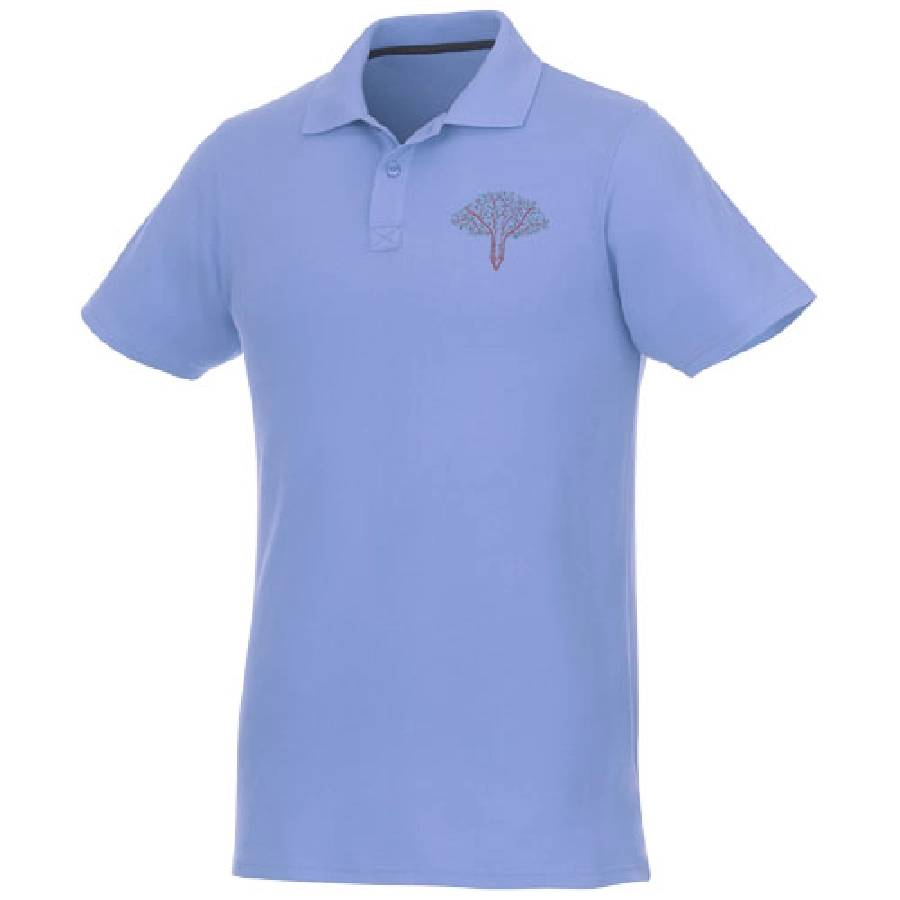 Helios koszulka męska polo z krótkim rękawem PFC-38106403 niebieski