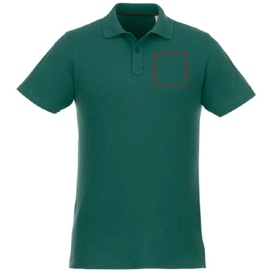 Helios koszulka męska polo z krótkim rękawem PFC-38106600 zielony