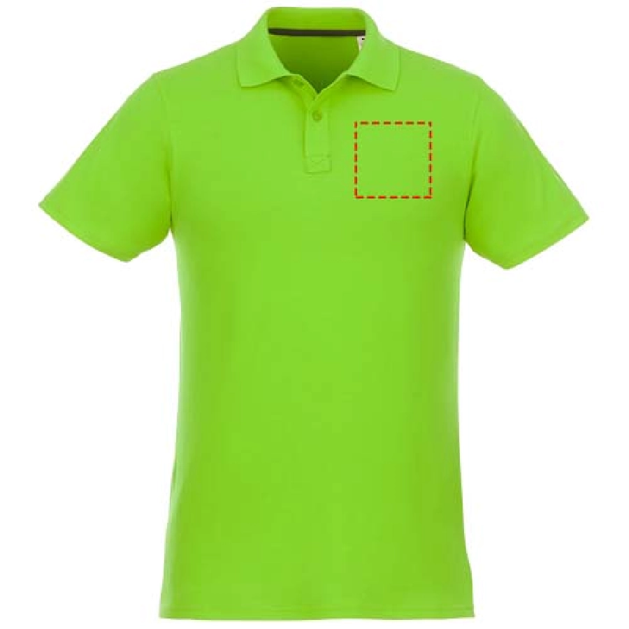 Helios koszulka męska polo z krótkim rękawem PFC-38106686 zielony