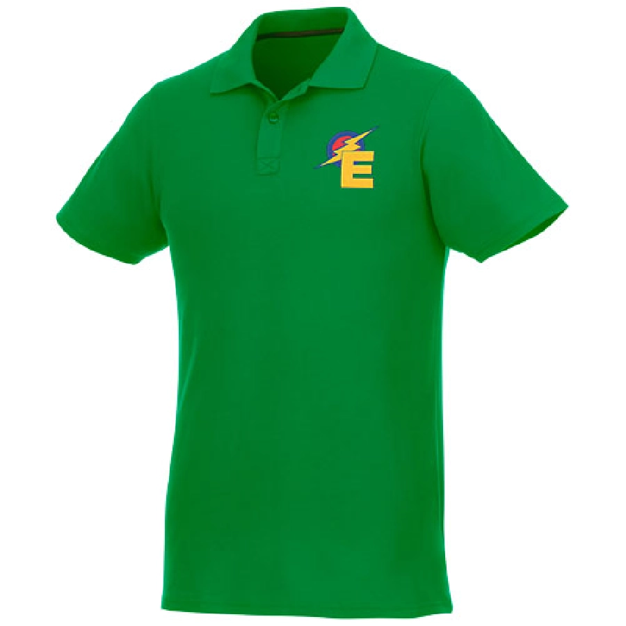 Helios koszulka męska polo z krótkim rękawem PFC-38106696 zielony