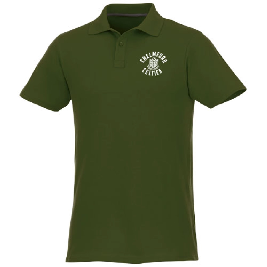 Helios koszulka męska polo z krótkim rękawem PFC-38106705 zielony