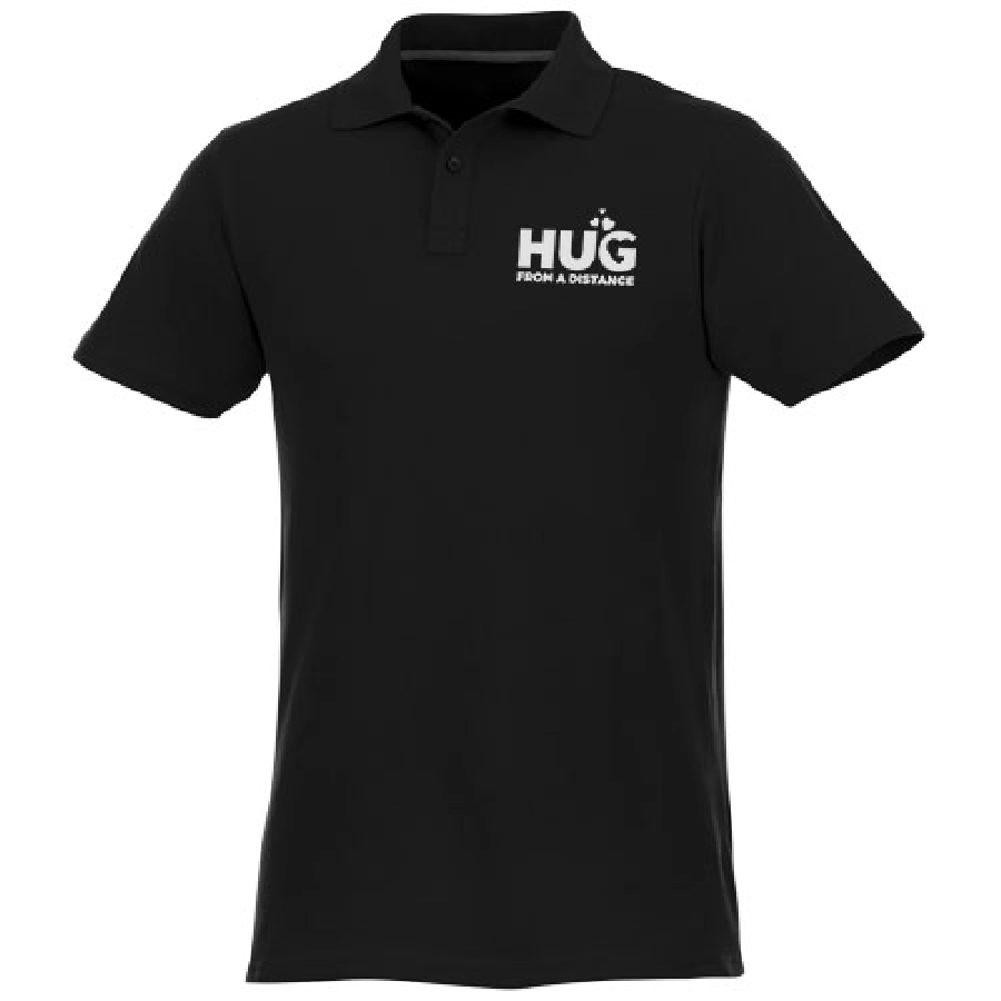 Helios koszulka męska polo z krótkim rękawem PFC-38106995 czarny