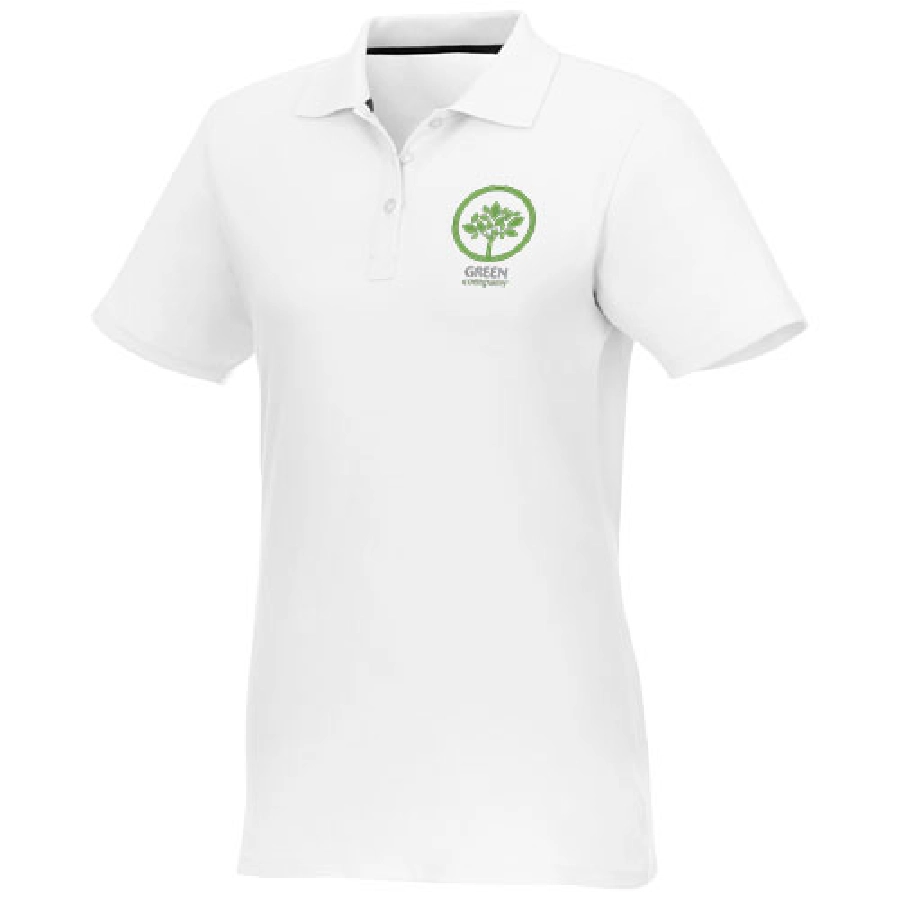 Helios koszulka damska polo z krótkim rękawem PFC-38107017 biały
