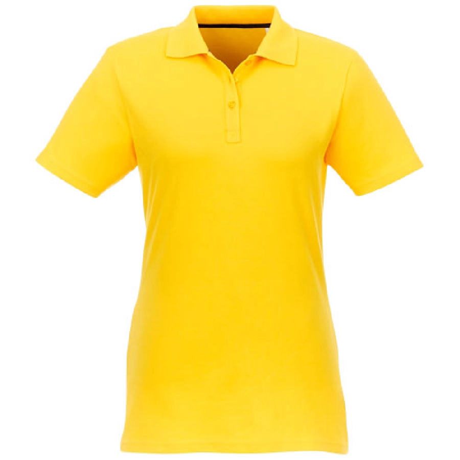 Helios koszulka damska polo z krótkim rękawem PFC-38107105 żółty