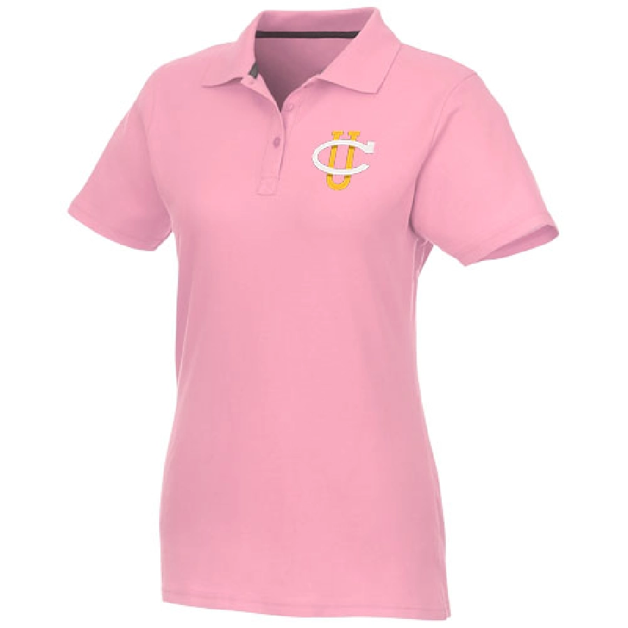 Helios koszulka damska polo z krótkim rękawem PFC-38107232 różowy