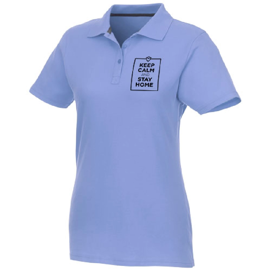 Helios koszulka damska polo z krótkim rękawem PFC-38107400 niebieski