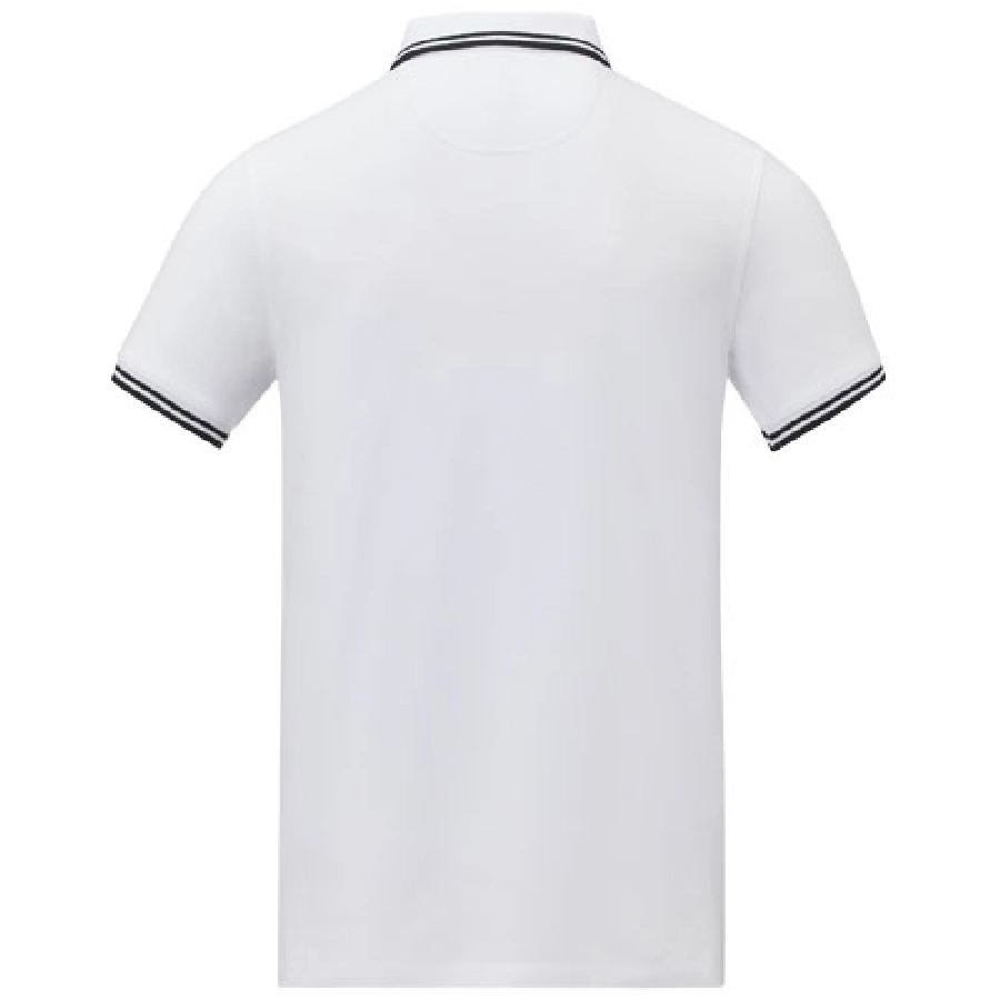 Męska koszulka polo Amarago z kontrastowymi paskami i krótkim rękawem PFC-38108014