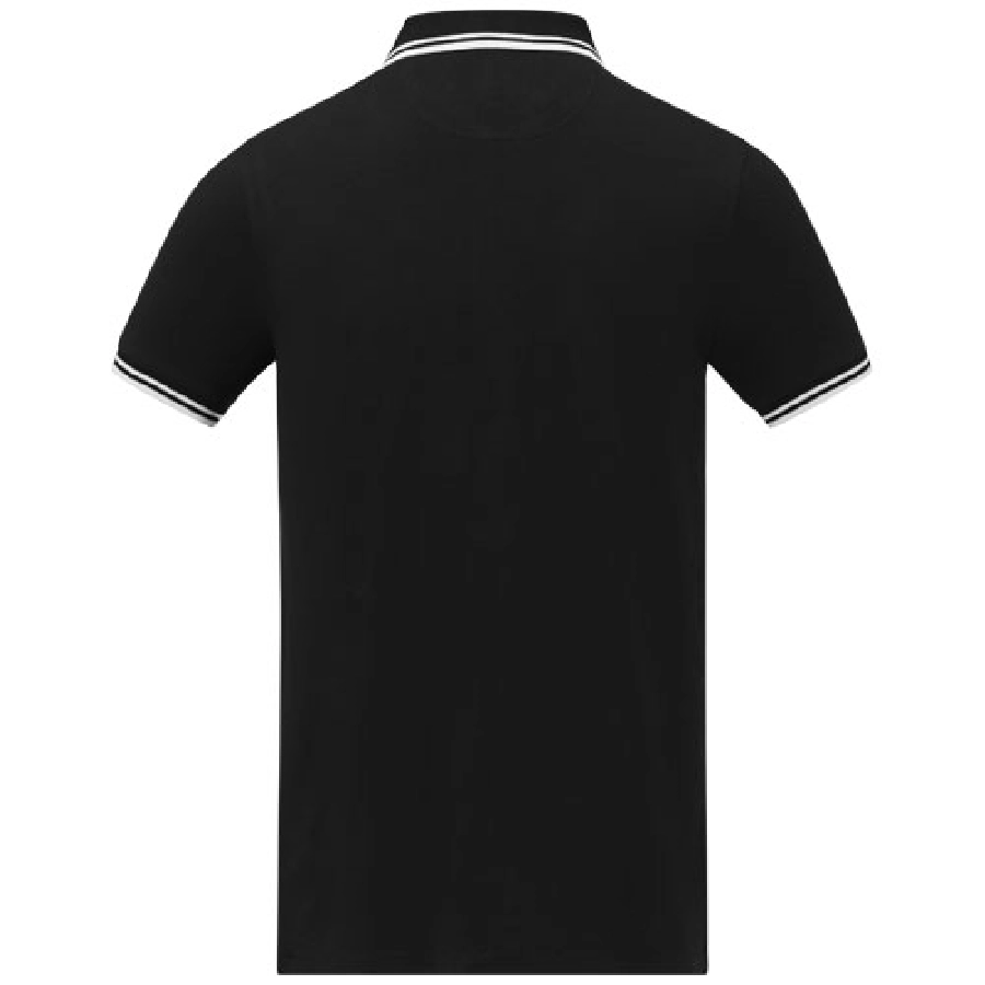 Męska koszulka polo Amarago z kontrastowymi paskami i krótkim rękawem PFC-38108904