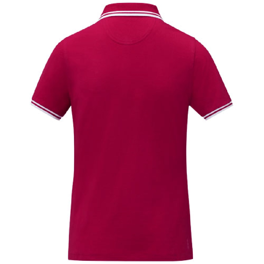 Damska koszulka polo Amarago z kontrastowymi paskami i krótkim rękawem PFC-38109210