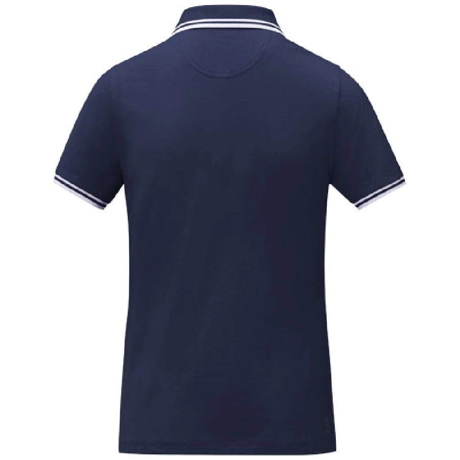 Damska koszulka polo Amarago z kontrastowymi paskami i krótkim rękawem PFC-38109555