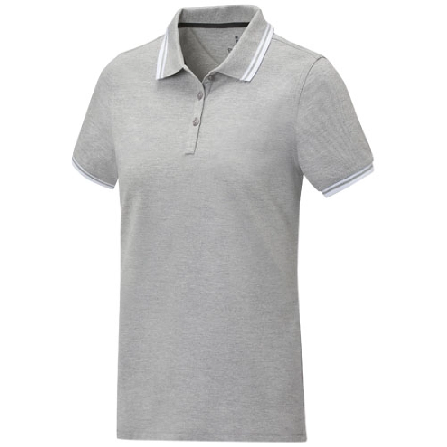 Damska koszulka polo Amarago z kontrastowymi paskami i krótkim rękawem PFC-38109803