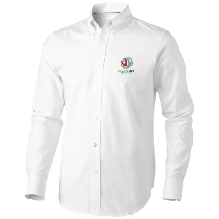 Męska koszula Vaillant z tkaniny Oxford z długim rękawem PFC-38162016 biały