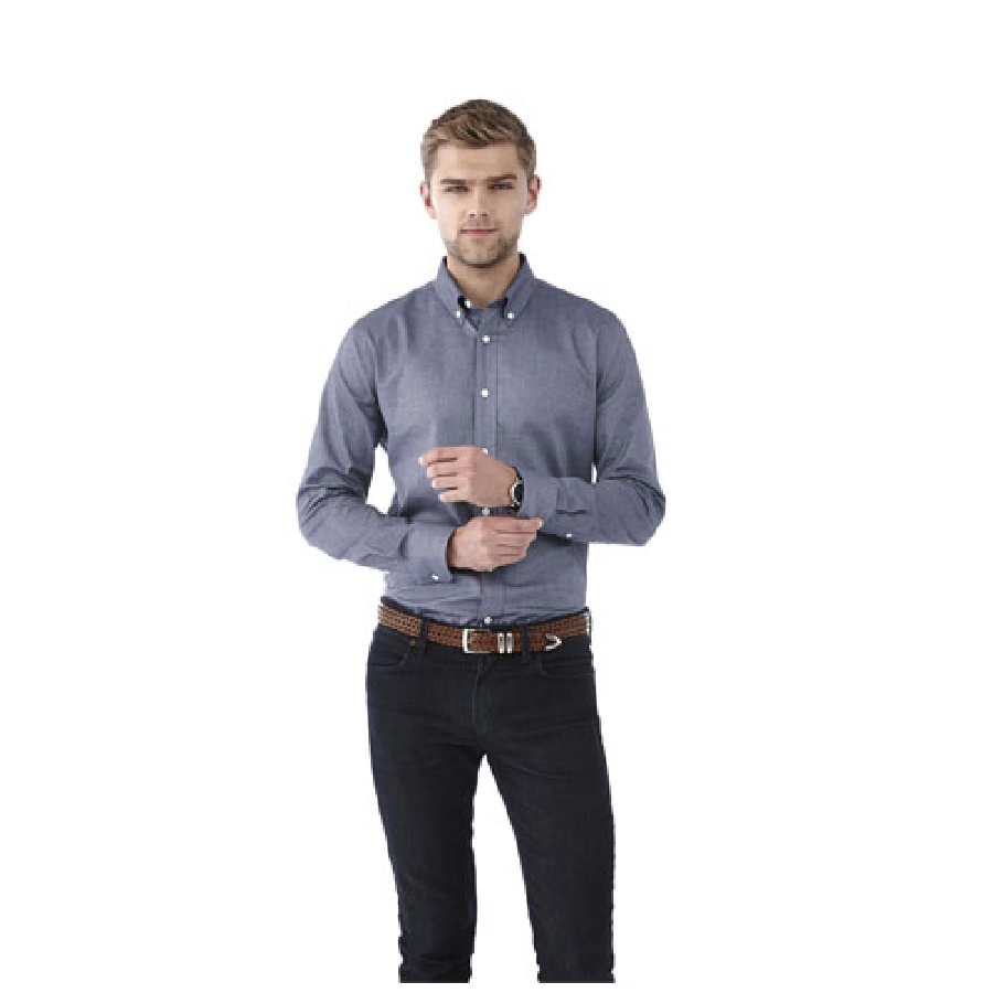 Męska koszula Vaillant z tkaniny Oxford z długim rękawem PFC-38162496 granatowy