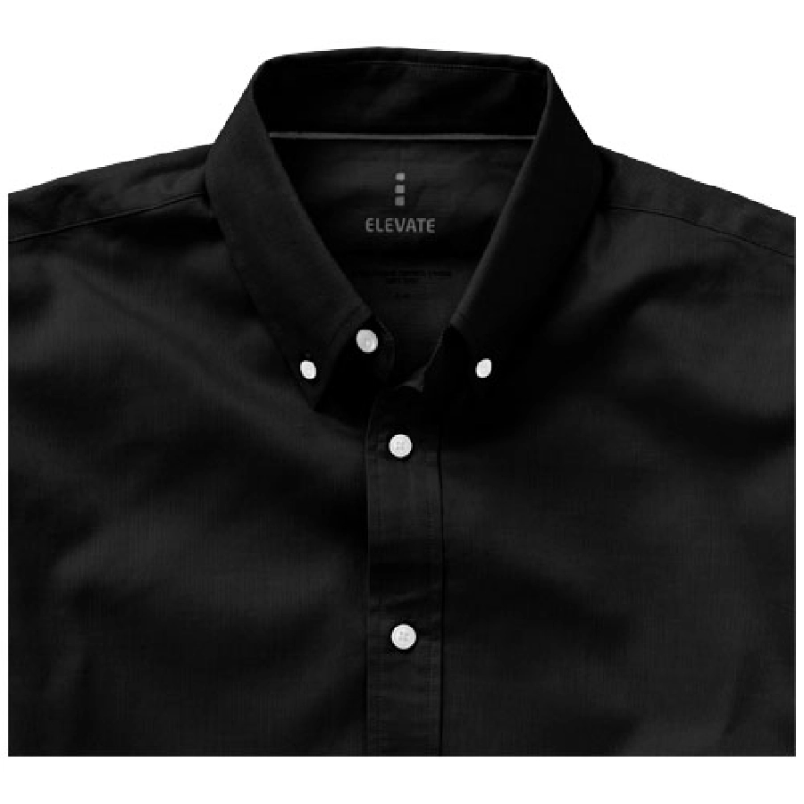 Męska koszula Vaillant z tkaniny Oxford z długim rękawem PFC-38162996 czarny