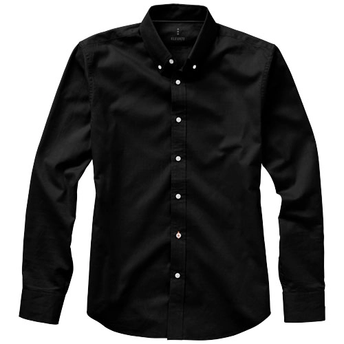 Męska koszula Vaillant z tkaniny Oxford z długim rękawem PFC-38162993 czarny