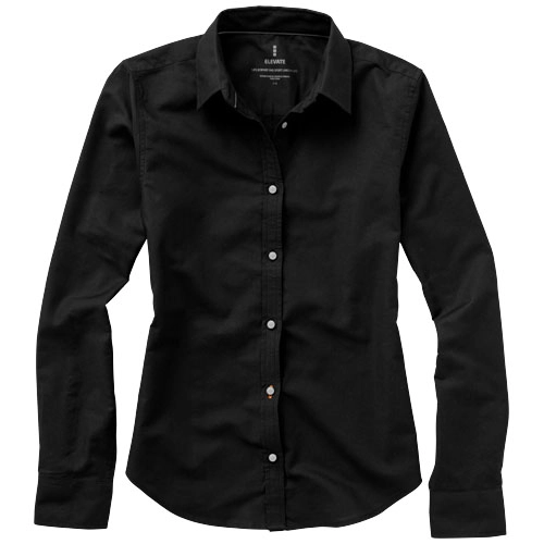 Damska koszula Vaillant z tkaniny Oxford z długim rękawem PFC-38163995 czarny
