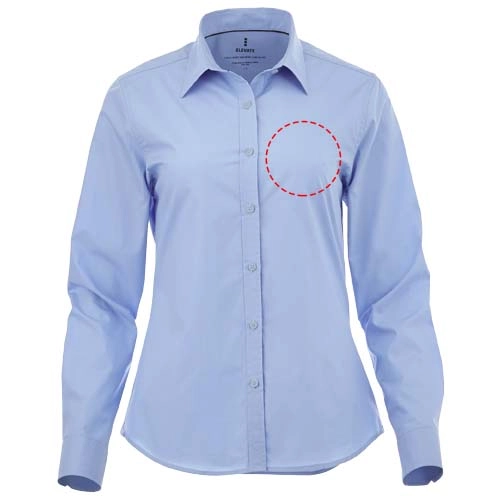 Damska koszula stretch Hamell PFC-38169400 niebieski
