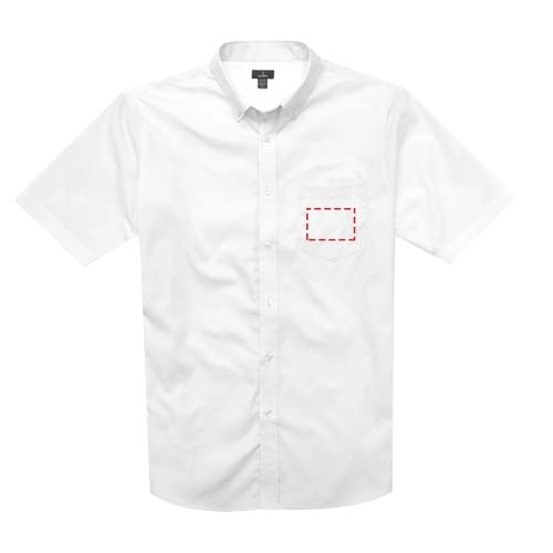 Koszula z krótkim rękawem Sirling PFC-38170010 biały