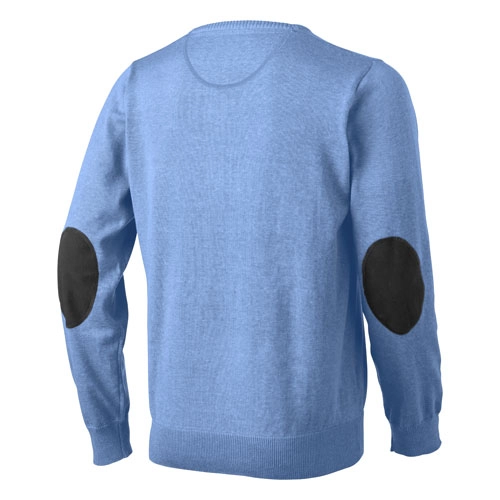 Męski pulower Spruce w dekoltem w serek PFC-38217405 niebieski