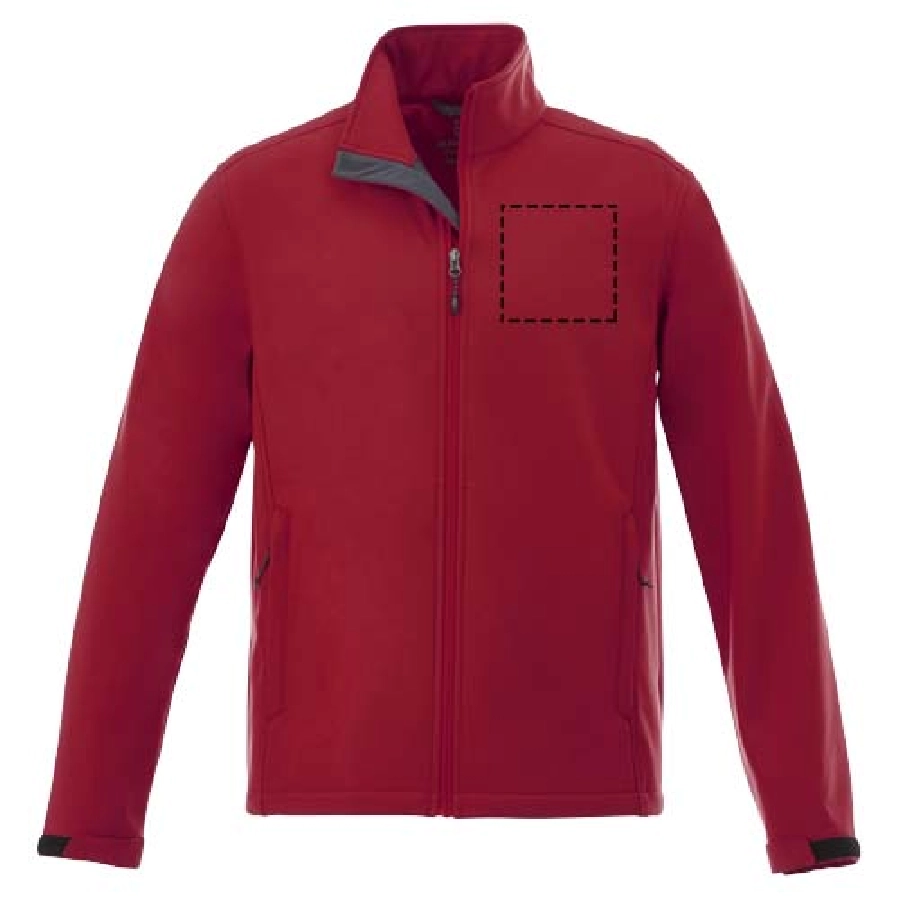 Męska kurtka typu softshell Maxson PFC-38319254 czerwony