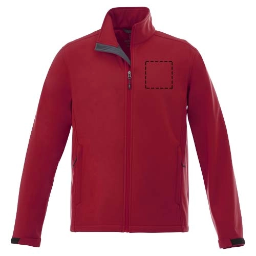 Męska kurtka typu softshell Maxson PFC-38319252 czerwony