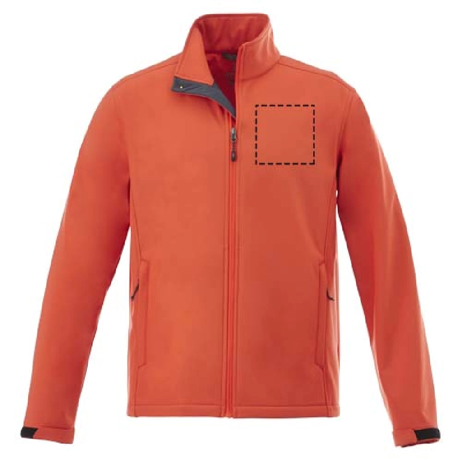 Męska kurtka typu softshell Maxson PFC-38319332 pomarańczowy