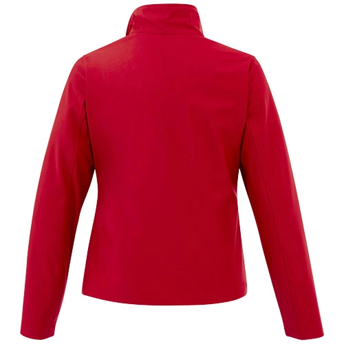 Damska kurtka Karmine z materiału softshell z możliwością brandingu metki PFC-38322250 czerwony