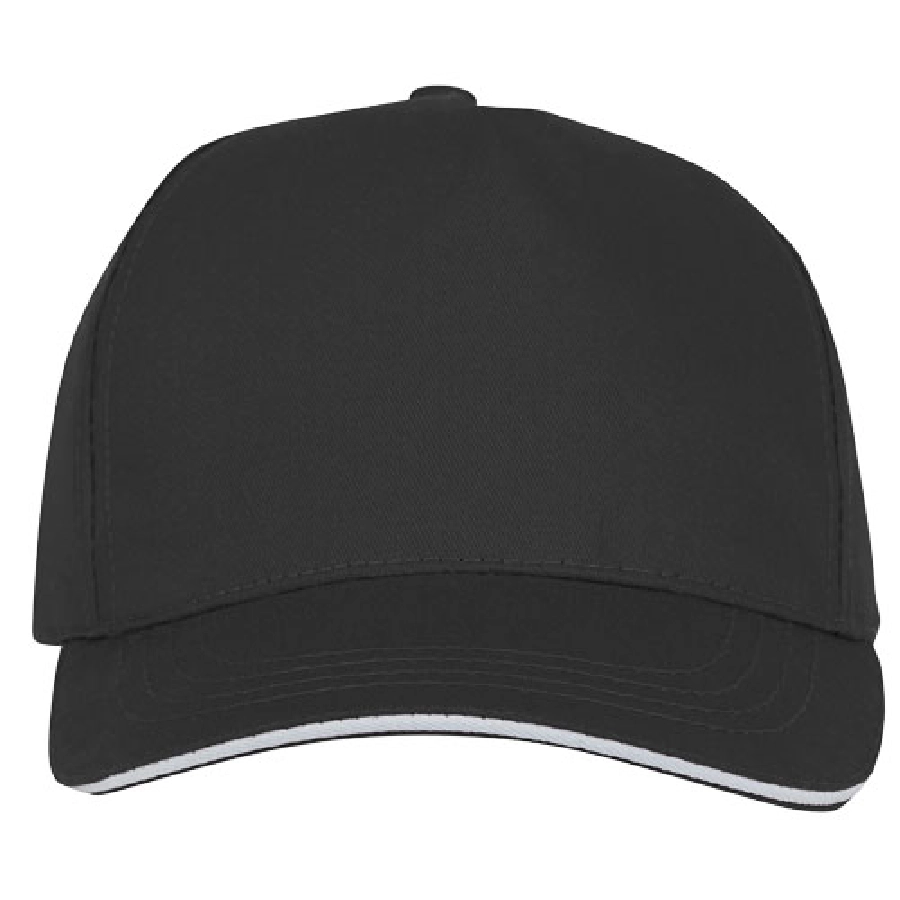 rozowy, 5-panelowa czapka CETO PFC-38674990 czarny